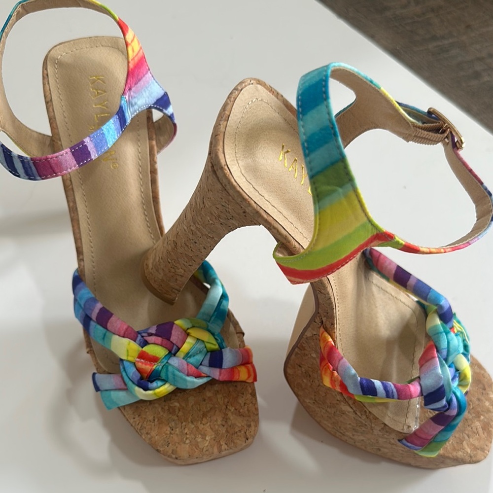 Colorful Strappy heels